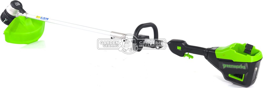 Триммер аккумуляторный GreenWorks G40LT с АКБ 4 А/ч и ЗУ (PRC, 40В, леска 1.65 мм, 3 кг)