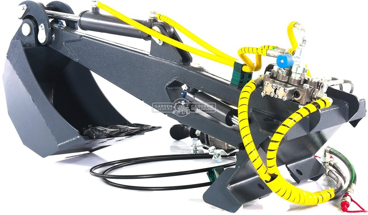 Экскаватор лопатковый с поворотным механизмом Baumech макс. глубина копания 135 см., ширина ковша 25 см., макс. высота выгрузки 290 см., 84 кг. 