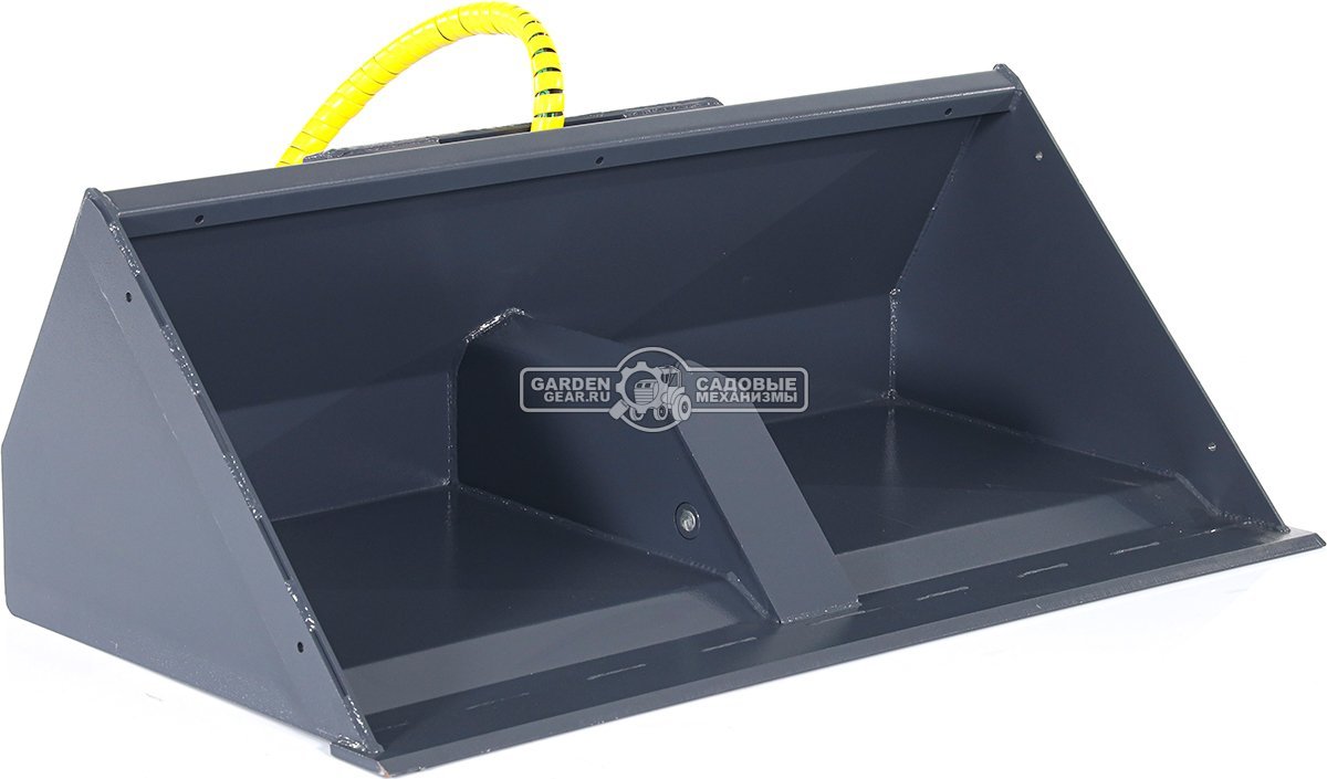 Ковш с саморазгрузкой Baumech 110 см., объём 130 л., с разделительной перегородкой, 80,5 кг.