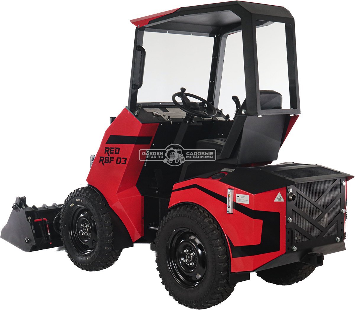 Ковш челюстной RED 130 см. для мини-погрузчика, 170 кг.