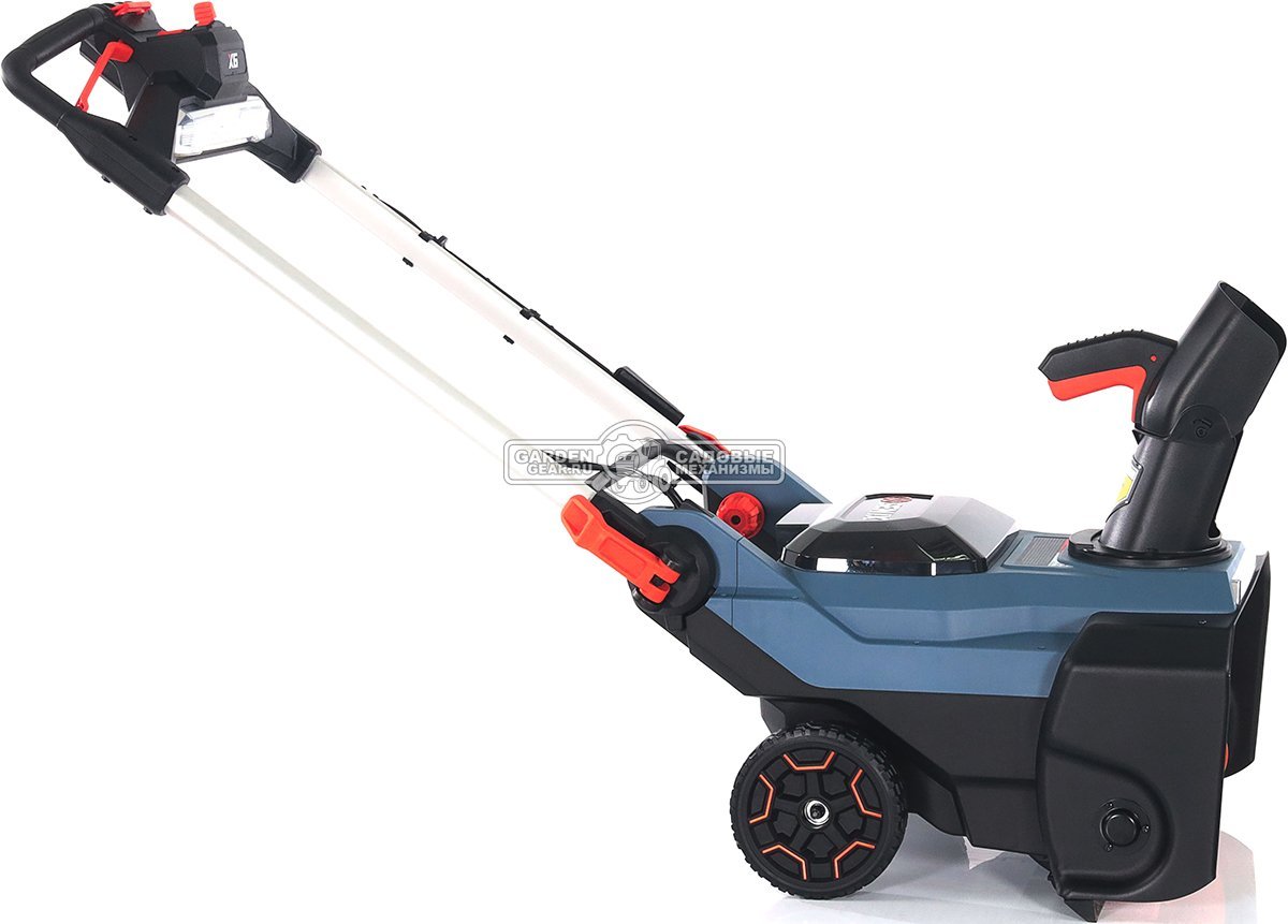 Снегоуборщик аккумуляторный Senix STX6-H-EU с АКБ 6 А/ч и ЗУ (PRC, Li-ion BL 60В, 3500 Вт, ширина 53 см, LED фара, подогрев рукоятки, 15 кг)