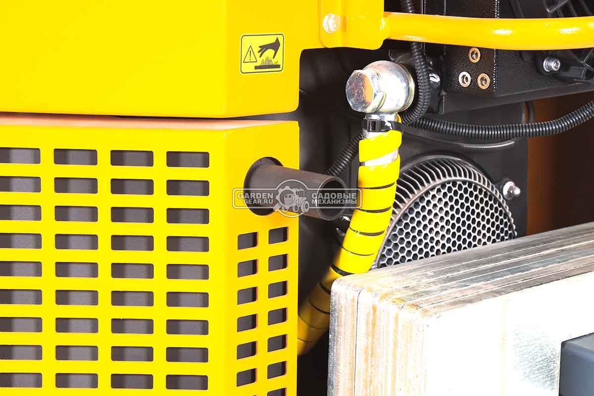 Универсальная машина мини-погрузчик Baumech ML-02 Pro + гидравлический отвал 120 см. с двигателем Zongshen GB750 EFI V-Twin инжектор