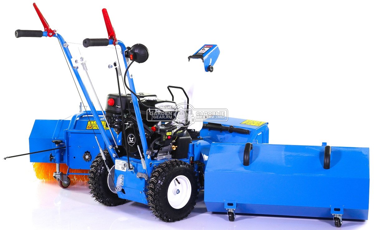 Комбимашина Нева KCB25 со щеткой 60 см, снегоуборщиком, отвалом и контейнером для мусора (PRC, Нева, 196 см3, 5 вперед/2 назад, эл/стартер, 90 кг)