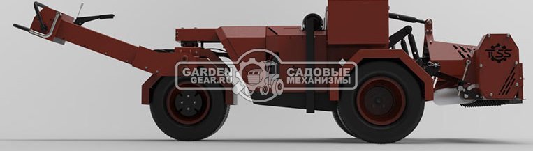 Скарификатор - вертикуттер от ВОМ TOSS SC-1300 (RUS, ВОМ 540 об/мин от 18 л.с., ширина 1300 мм, глубина до 40 мм, 131 кг.)