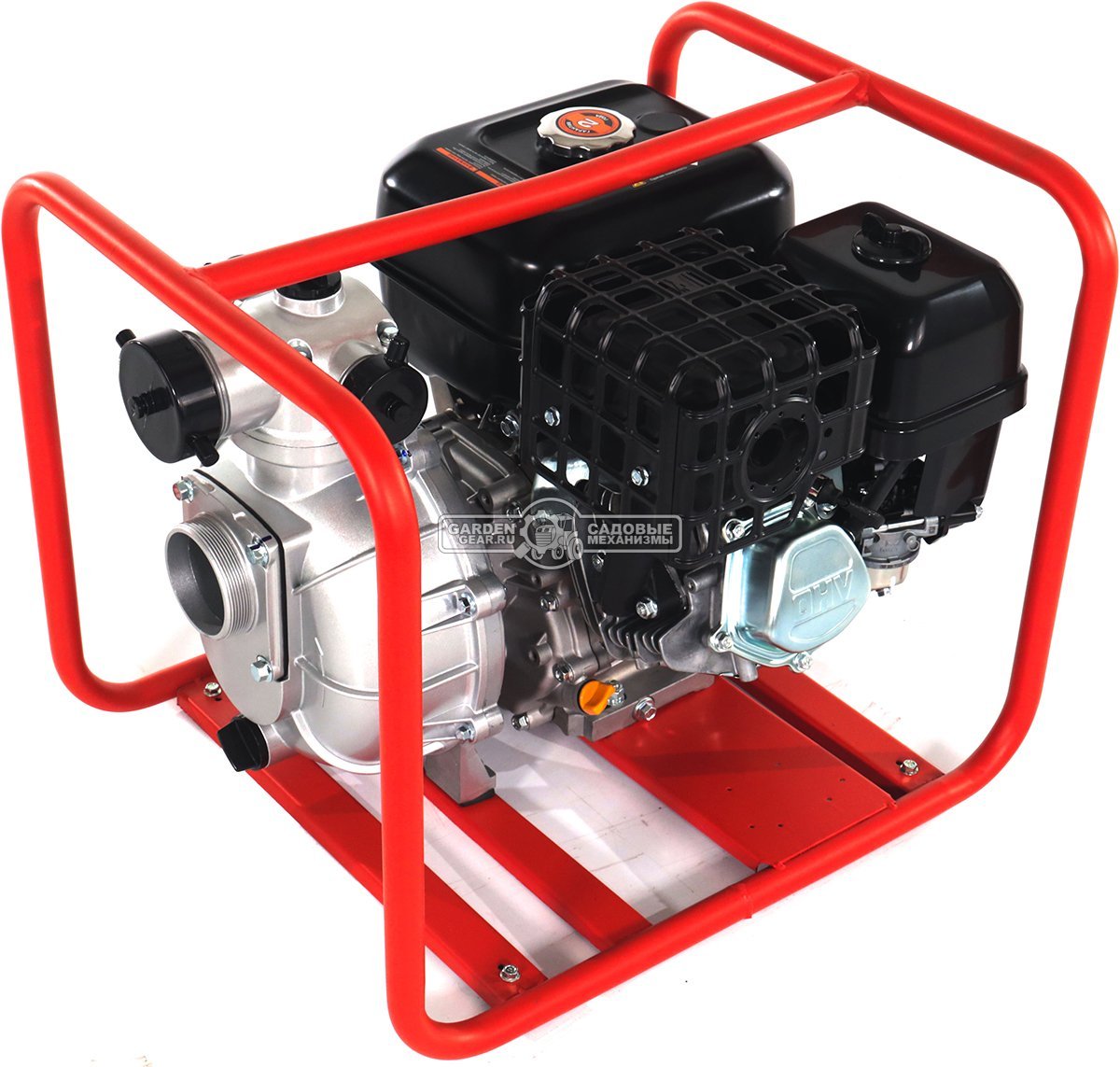 Мотопомпа бензиновая EVOline HG 30 пожарная высоконапорная (PRC, Zongshen GB420, 420 куб.см., 750 л/мин., 75 м., 3", 48 кг.)