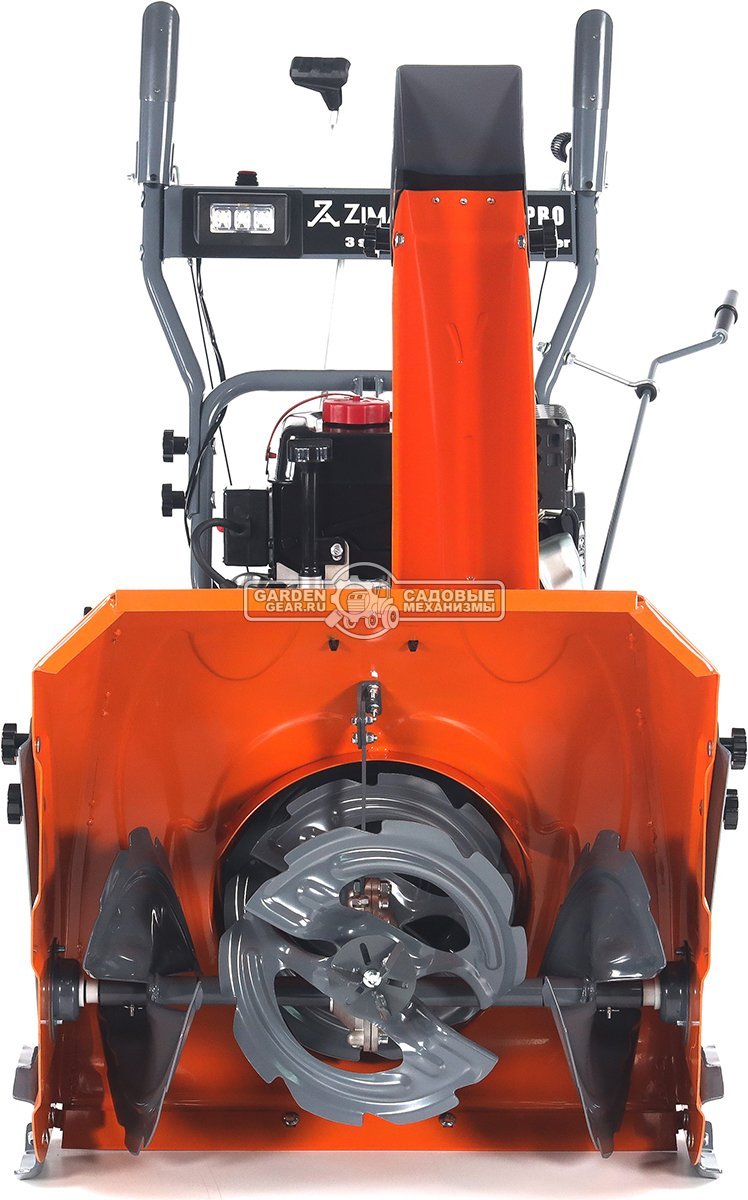 Снегоуборщик ZimAni ST424E PRO гусеничный (PRC, 61 см, LCT Storm Snow Force, 208 см3, скорости 6/2, фара, эл/стартер 220, 89 кг)