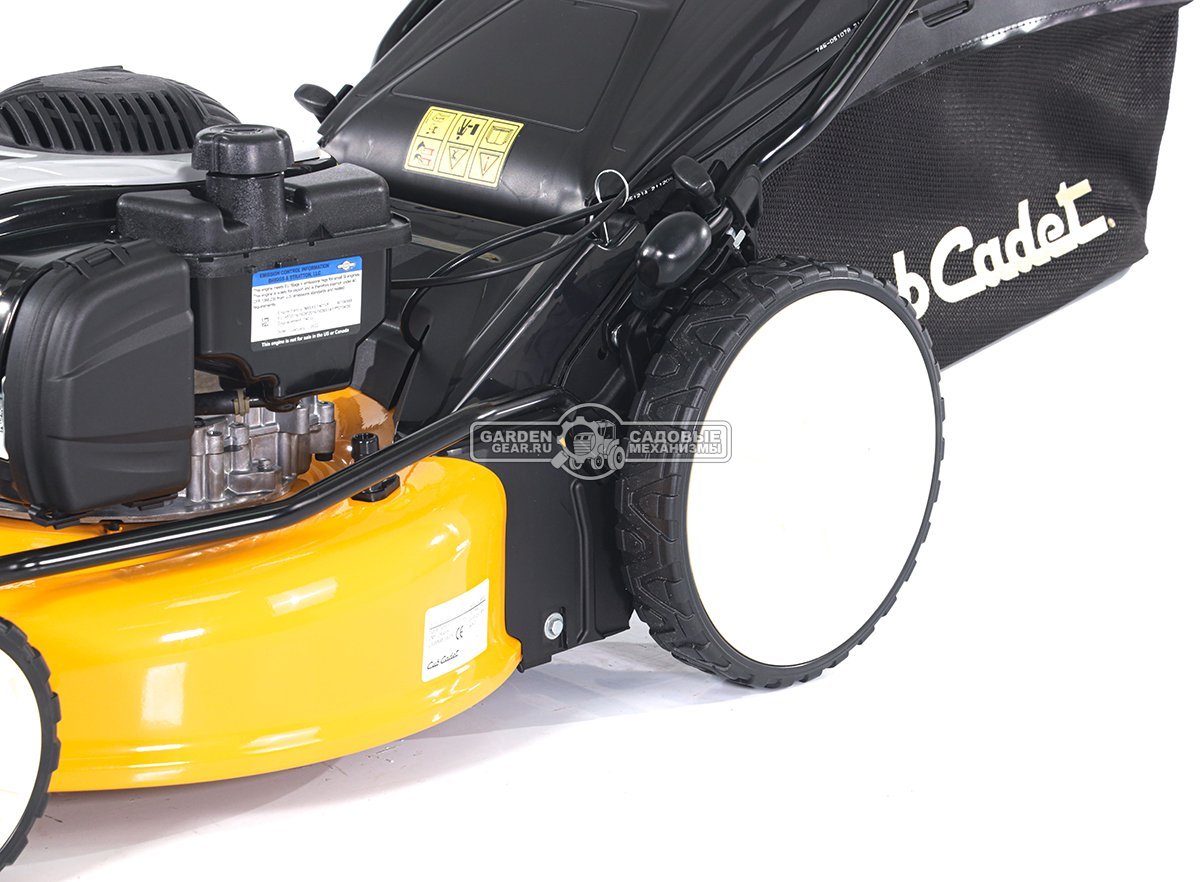 Газонокосилка бензиновая Cub Cadet LM3 CR46S (HUN, 46 см., B&S 575EX, 140 куб.см., сталь, 60 л., вариатор MySpeed, 4 в 1, 34 кг.)