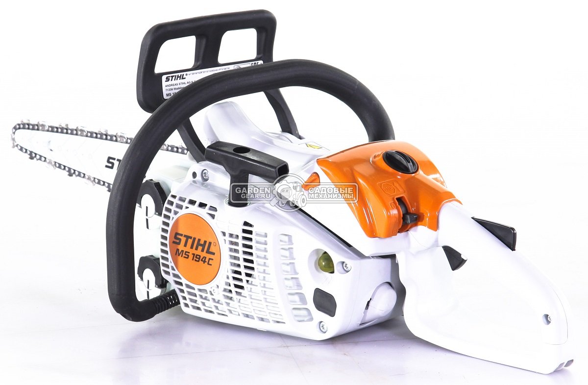 Бензопила Stihl MS 194 C-E 12&quot; Сarving (USA, 31,8 куб.см., 1,4 кВт/1,9 л.с, 2-MIX, Ergostart, 1/4&quot;, 1,3 мм., 64E, 3,6 кг.)