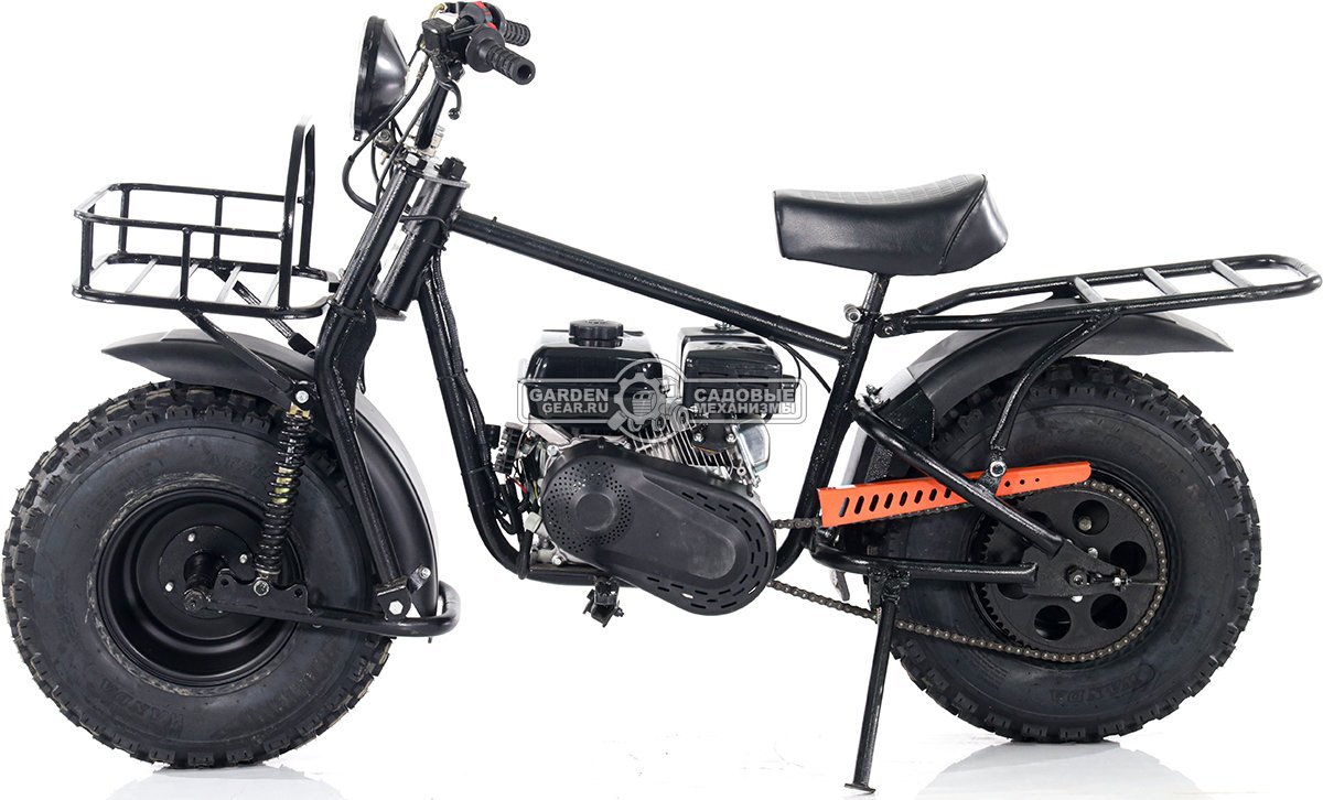 Мотовездеход Draxter Mini (RUS, Lifan F168, 196 см3/6.5 л.с., колеса 22", до 50 км/ч, вариатор, 3.6 л, фара, 80 кг)