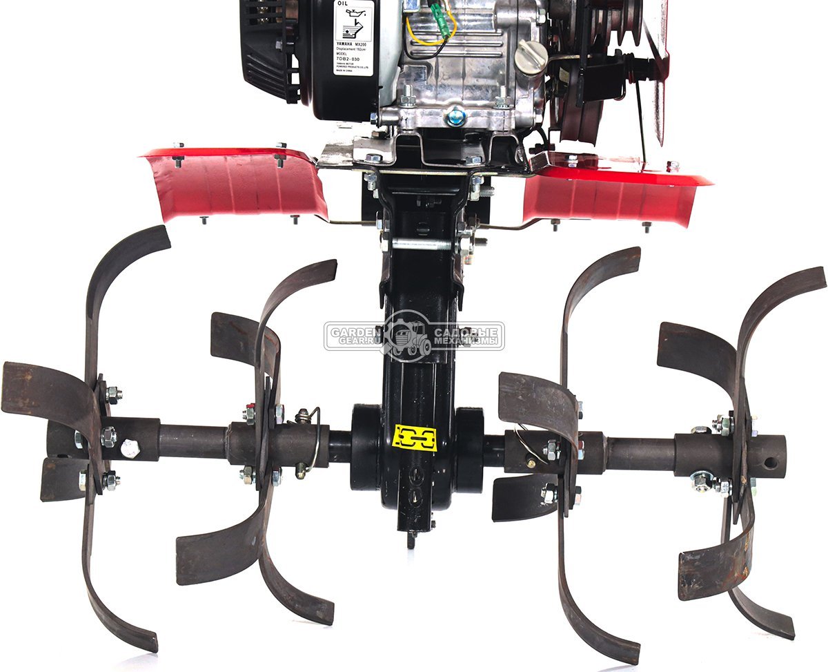 Мотоблок Ока МБ-1Д2М12 Yamaha MX200 6.5 (RUS, колеса 4.00х10, 196 куб.см., 70 см, 2 вперед/2 назад, шкив, 94 кг)