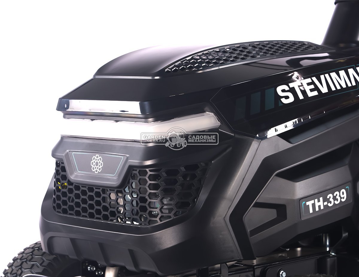 Садовый трактор Steviman TH-339 (PRC, Loncin 586 куб.см., гидростатика, ширина кошения 98 см, травосборник 250 л, 198 кг)