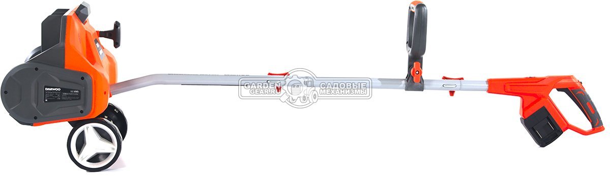 Снегоуборщик аккумуляторный / лопата Daewoo DAST 4242Li SET с 2 АКБ 4 А/ч и ЗУ (PRC, BL 2х21В, ширина 42 см, 6.8 кг)