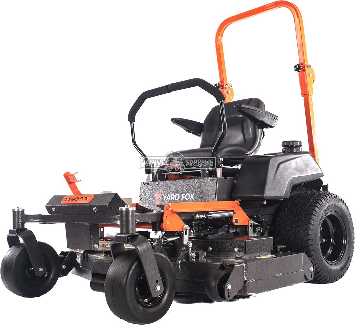 Садовый райдер Yard Fox TZ 122 SH с нулевым радиусом разворота (PRC, Loncin 27 л.с., 803 куб.см., гидростатика, ширина кошения 122 см, 310 кг)