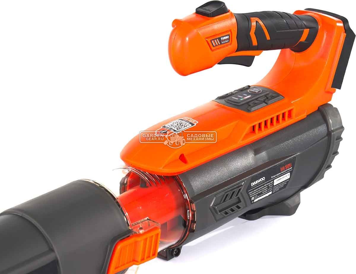 Воздуходувка аккумуляторная Daewoo DABL 5521Li без АКБ и ЗУ (PRC, 21В, 44 м/с, 650 м3/ч, 5.15 кг)