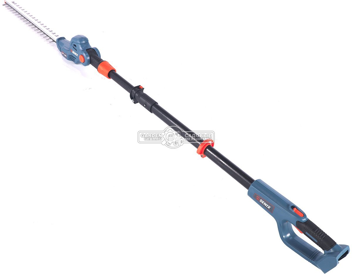Кусторез аккумуляторный штанговый телескопический Senix HTPX2-M-EU-0 без АКБ и ЗУ (PRC, 20В, 55 см, 20 мм, 3.4 кг)
