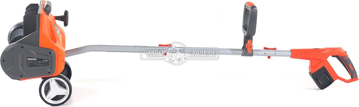 Снегоуборщик аккумуляторный / лопата Daewoo DAST 4242Li SET с 2 АКБ 4 А/ч и ЗУ (PRC, BL 2х21В, ширина 42 см, 6.8 кг)