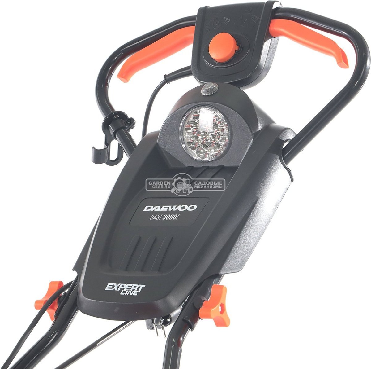 Снегоуборщик электрический Daewoo DAST 3000E (PRC, 51 см., 3000 Вт., LED фара, 16,8 кг.)