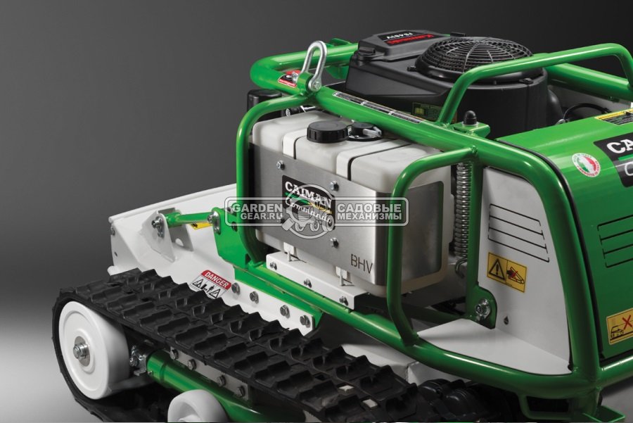 Робот газонокосилка для кошения склонов Caiman Commando GPS с дистанционным управлением (ITA, 70 см., Kawasaki FS481V, 380 кг.)