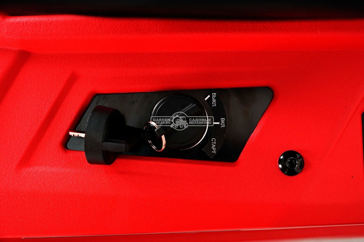 Садовый минирайдер Elitech МБ 4462Т (PRC, Ducar, 224 см3, трансмиссия CVT, травосборник 150 л, ширина кошения 61 см, 120 кг)