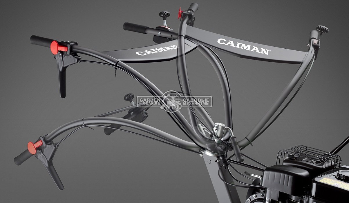 Культиватор Caiman Neo 50S C3 (FRA, Subaru EP16 OHC, 169 куб.см., 2 вперед/1 назад, 30-60-90 см., шкив - опция, 55 кг.)