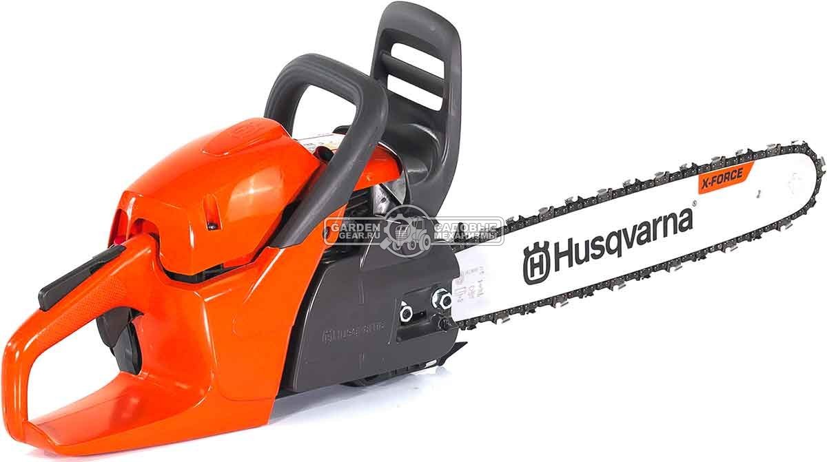 Бензопила Husqvarna 455 18" Rancher (SWE, 55.5 куб.см., 2.6 кВт/3.5 л.с., SmartStart, AutoTune, X-Torq, 0.325-1.5-72E, 5.9 кг)