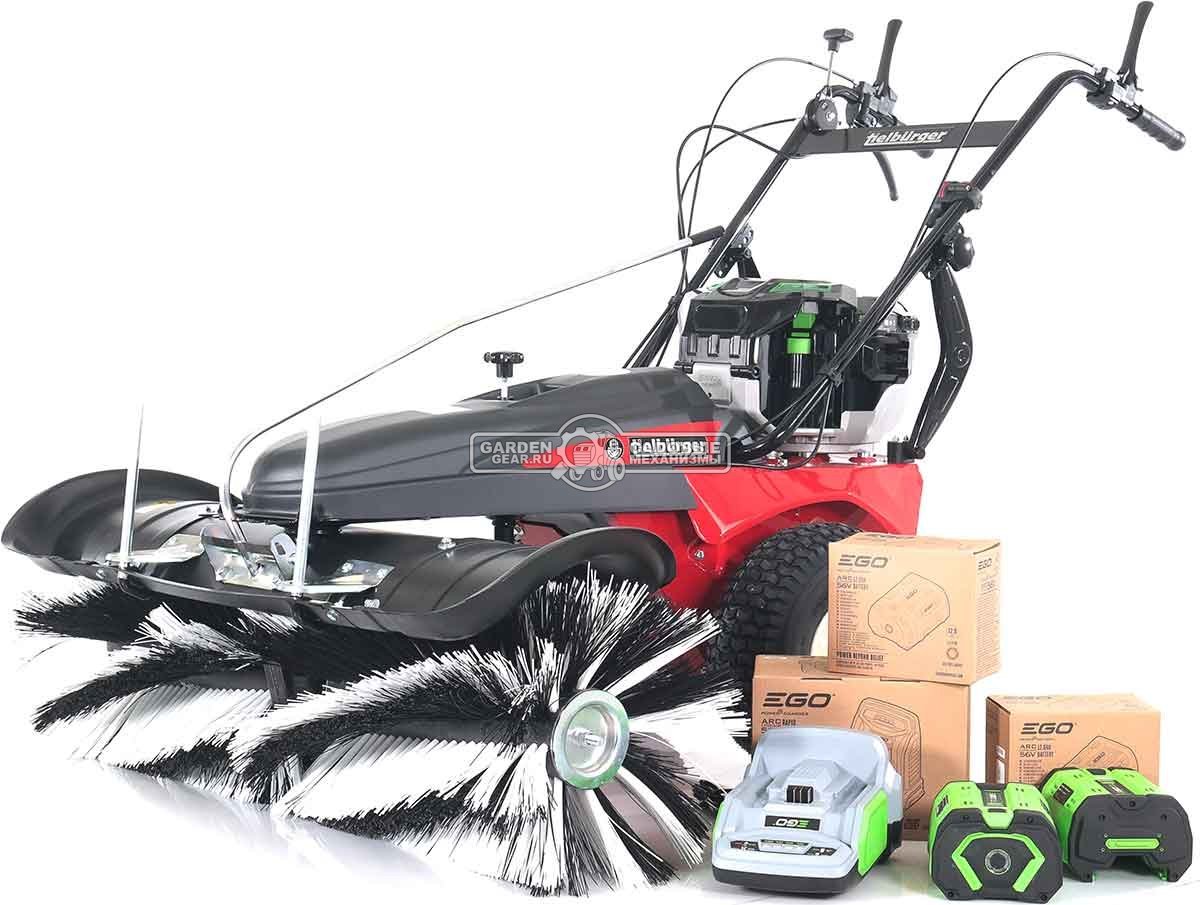 Аккумуляторная подметальная машина Tielbuerger TK58 Pro Akku SET c 2 АКБ и ЗУ (GER, 2х56В, ширина 120 см, диаметр 40 см, 3 вперед/1 назад, 105 кг.)