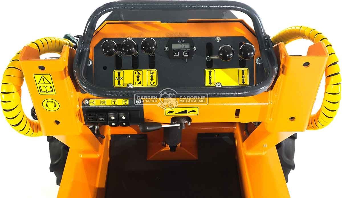 Универсальная машина мини-погрузчик Baumech ML-02 Pro + гидравлическая щётка 115 см., с двигателем Zongshen GB750 EFI V-Twin инжектор