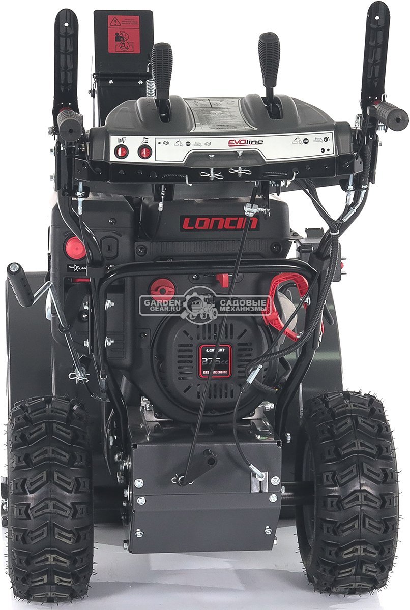 Снегоуборщик Evoline SBG 700 LE (PRC, 70 см, Loncin 383 см3, эл/стартер 220В, фара, автоматич. дифференциал, скорости 6/2, подогрев рукояток,120 кг)