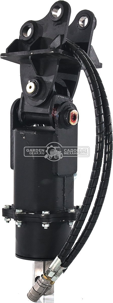 Ямобур (гидравлический вращатель) RED с переходной плитой для мини-экскаватора, 58,5 кг. 