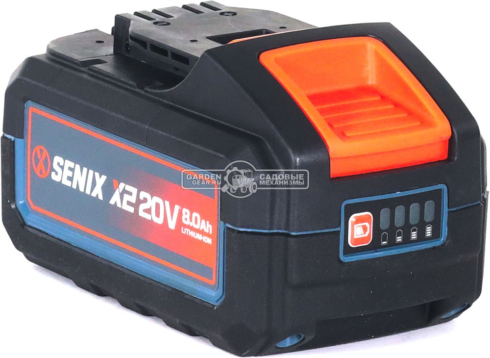 Аккумулятор Senix B80X2 (PRC, Li-ion, 20В, 8.0 А/ч)