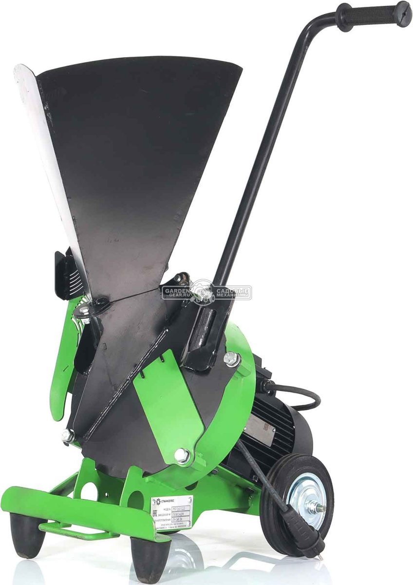 Садовый измельчитель веток электрический Дровосек МР260 220 (RUS, 2.2 кВт, ветки до 72 мм, 45 кг)