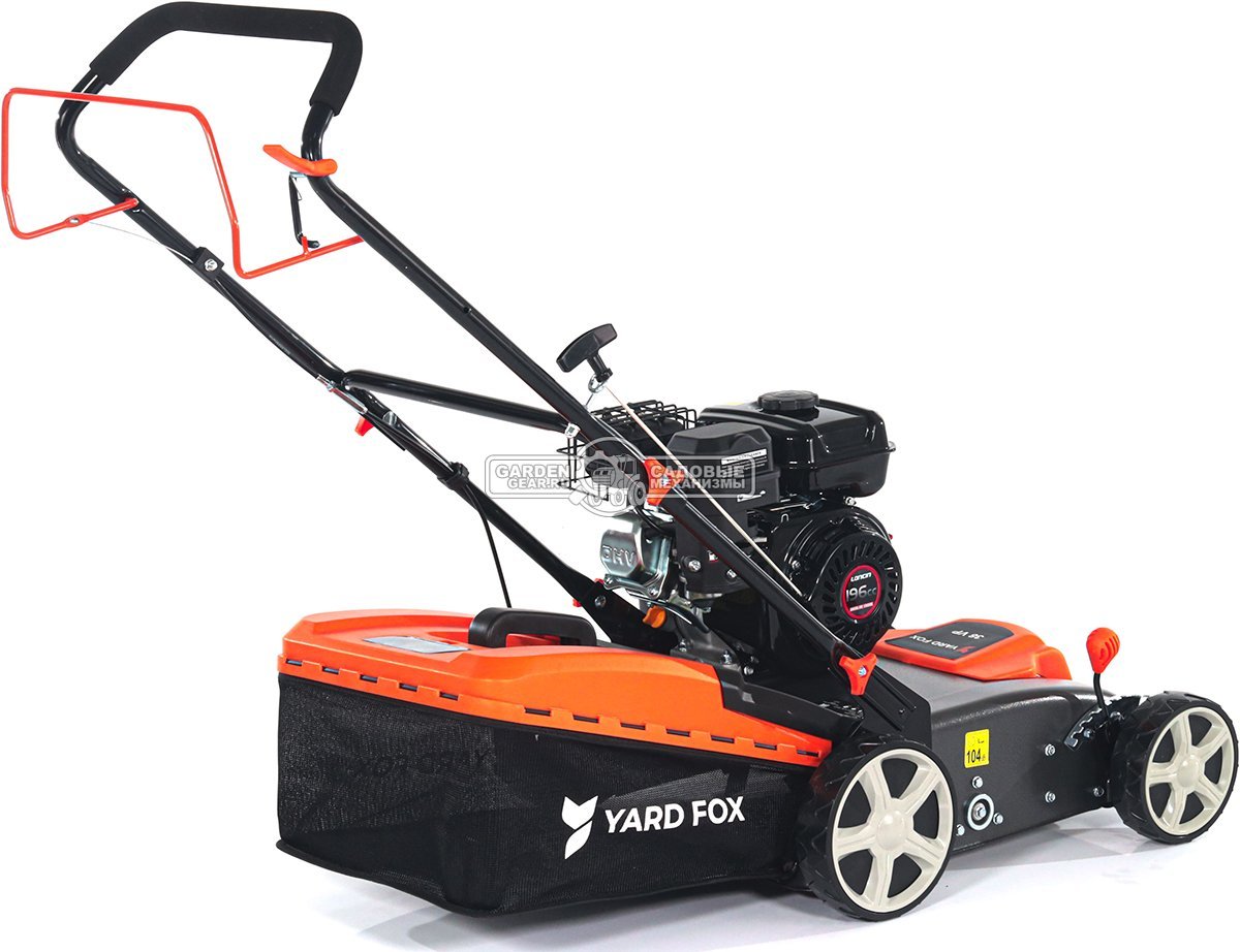 Вертикуттер - аэратор бензиновый Yard Fox 38VP (PRC, 38 см, 196 см3, ножи + пружины, 45 л, 32 кг)