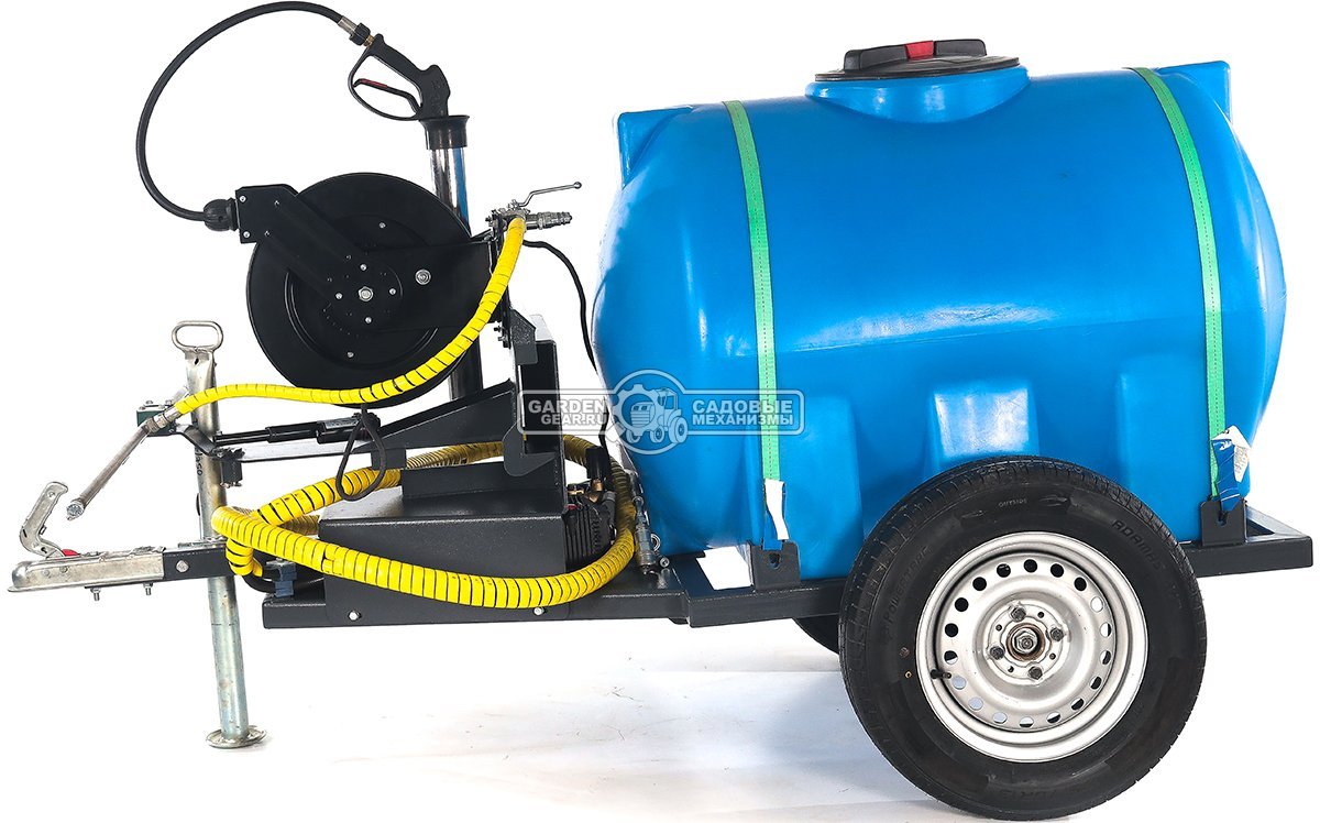 Мойка высокого давления Baumech 120 см., 7 форсунок, выносной пистолет 15 м., давление 200 бар, макс. поток 16 л., объём бака 500 л., 204 кг.