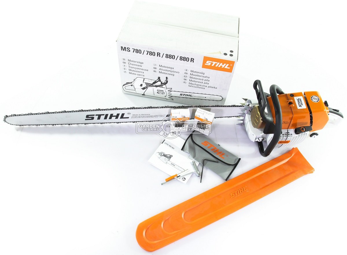 Бензопила Stihl MS 880 47&quot; (GER, 121,6 куб.см., 6,4 кВт/8,7 л.с., ElastoStart, HD2, 0,404&quot;, 1,6 мм., 138E, 9,8 кг.)