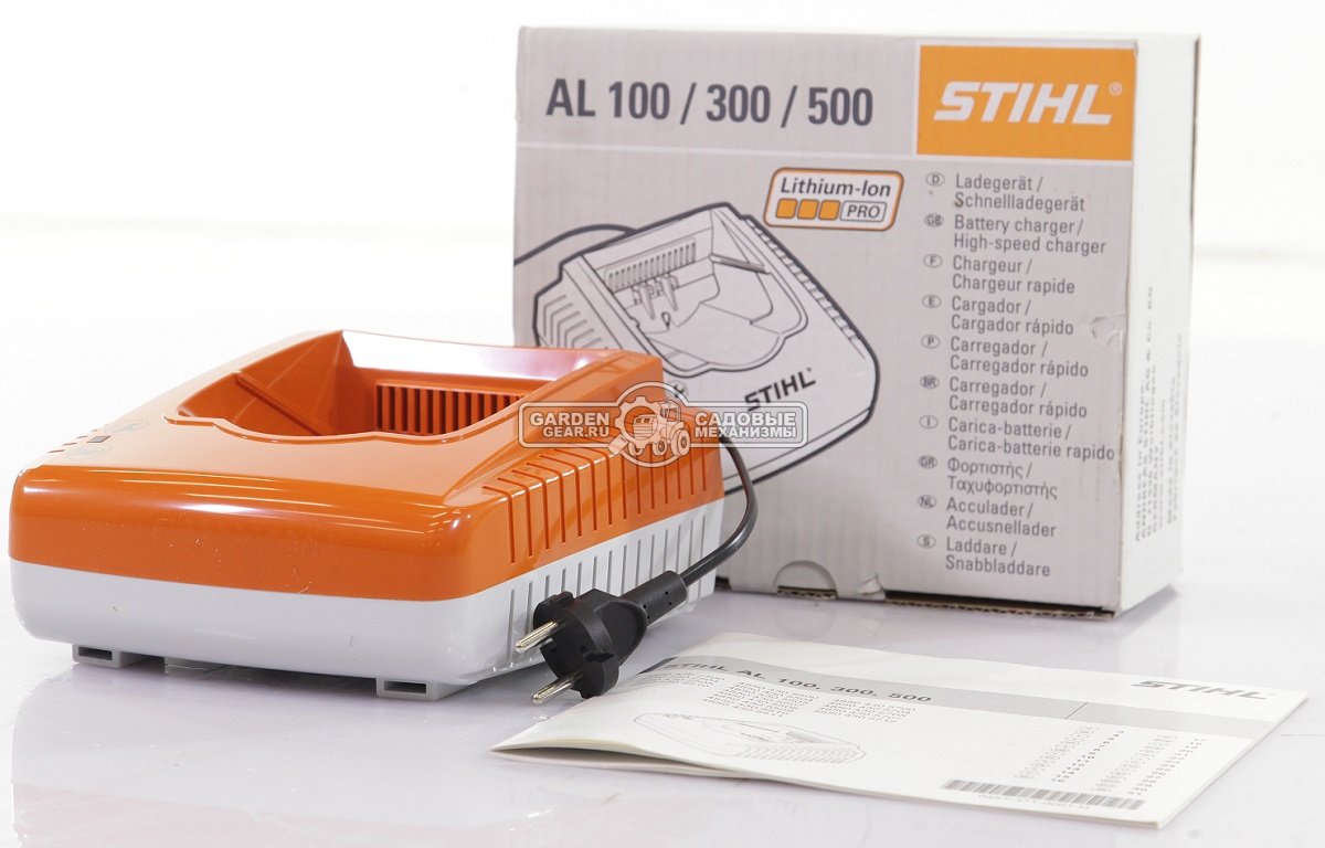Зарядное устройство Stihl AL 500 для сверхбыстрой зарядки аккумуляторов AK, АР и и AR (SVK, LED индикатор заряда, 12 А., 1,3 кг.)