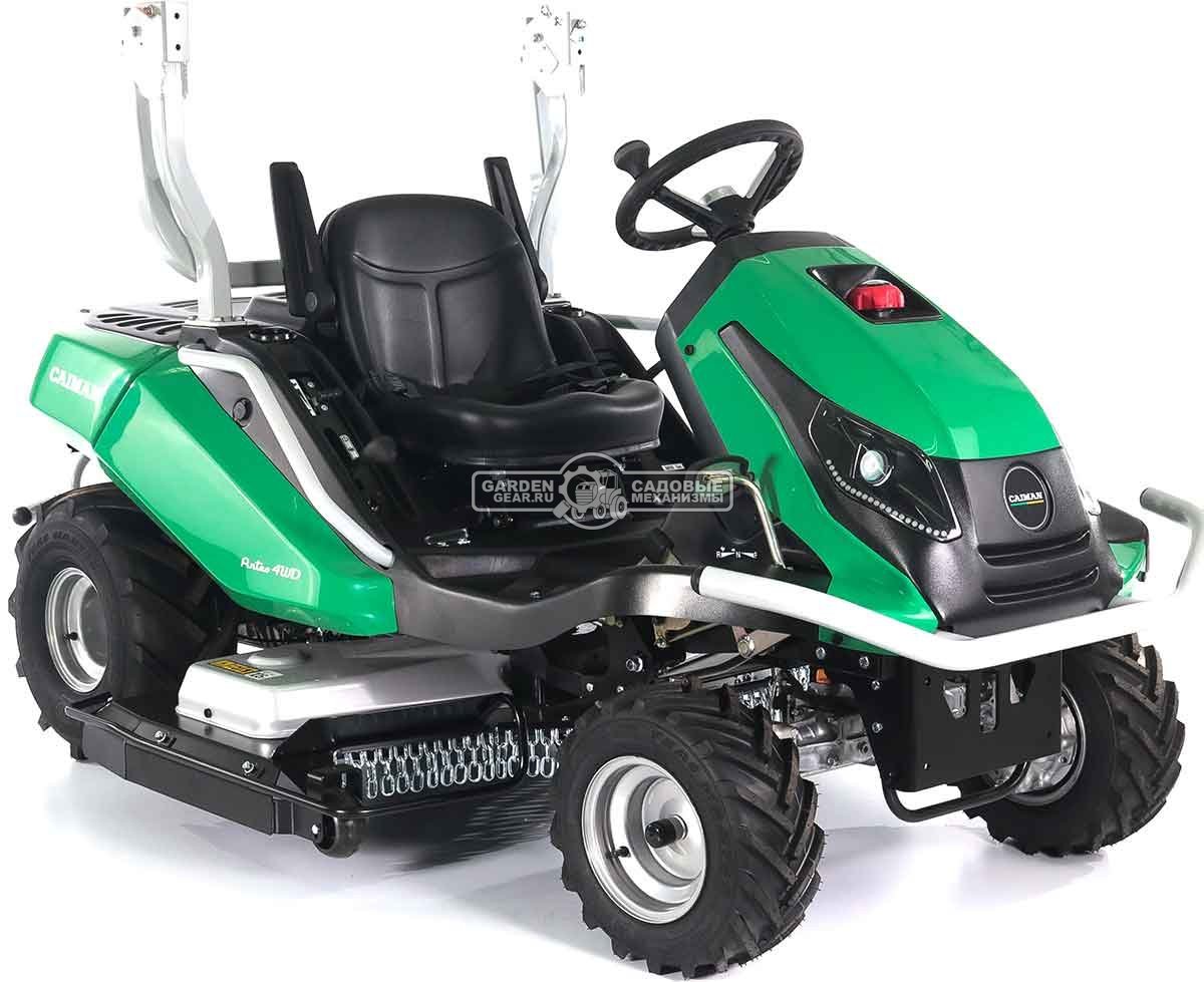 Садовый трактор для высокой травы и работы на склонах Caiman Anteo 4WD 137D2K (CZE, Kawasaki FS730 V-Twin, 726 куб.см., 132 см, дифференциал, 427 кг.)