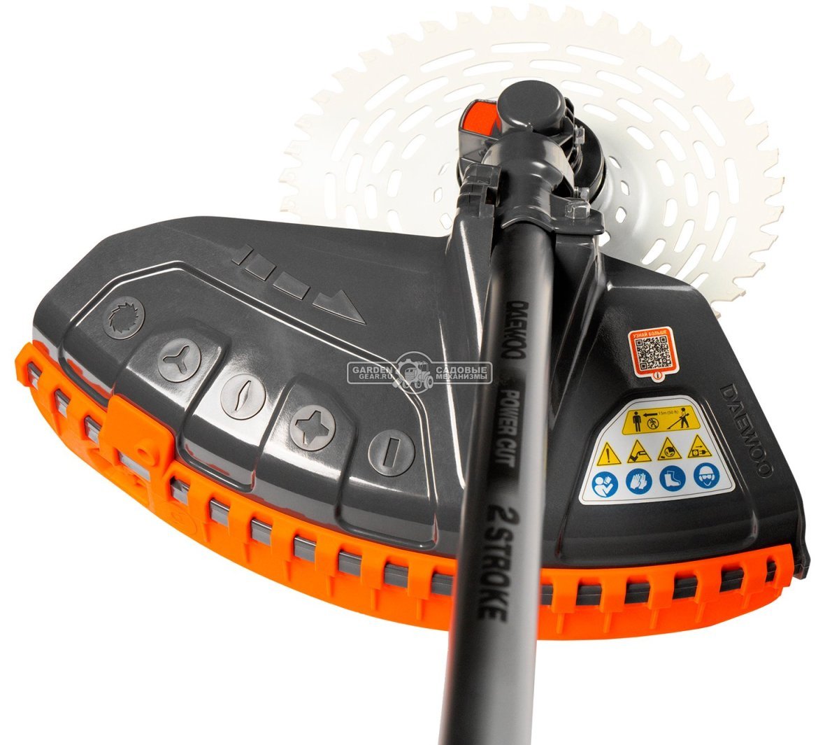 Бензокоса Daewoo DABC 550 Industrial (PRC, 51.7 куб.см., 2.22 кВт/3.0 л.с., леска 3.0 мм + диск, T-рукоятка, Easy Start, 9.4 кг)