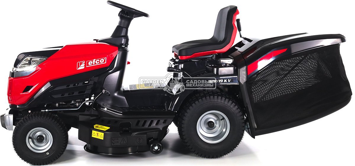 Садовый трактор Efco EF 92R/19 KV (PRC, Emak K 1900 V-Twin, 586 см3, 92 см, гидростатика, травосборник 300 л, 192 кг.)