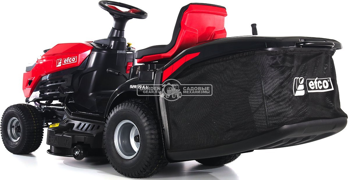 Садовый трактор Efco EF 92R/19 KV (PRC, Emak K 1900 V-Twin, 586 см3, 92 см, гидростатика, травосборник 300 л, 192 кг.)