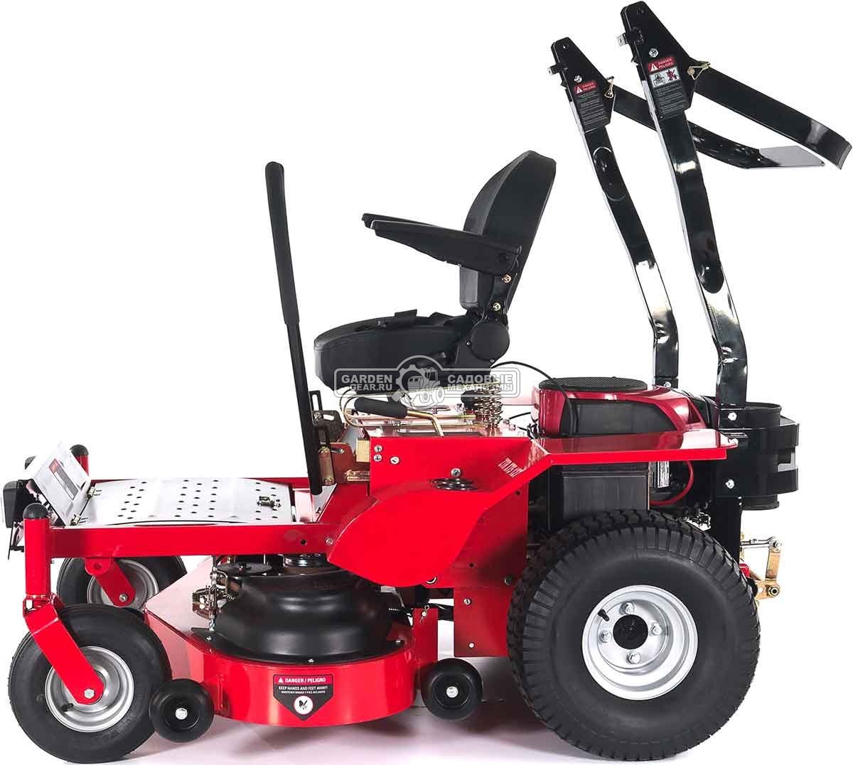 Садовый райдер ZimAni XT5 127 H-Pro с усиленной декой с нулевым радиусом разворота (PRC, Honda GXV690, 688 куб.см, гидростатика, 127 см, 450 кг)