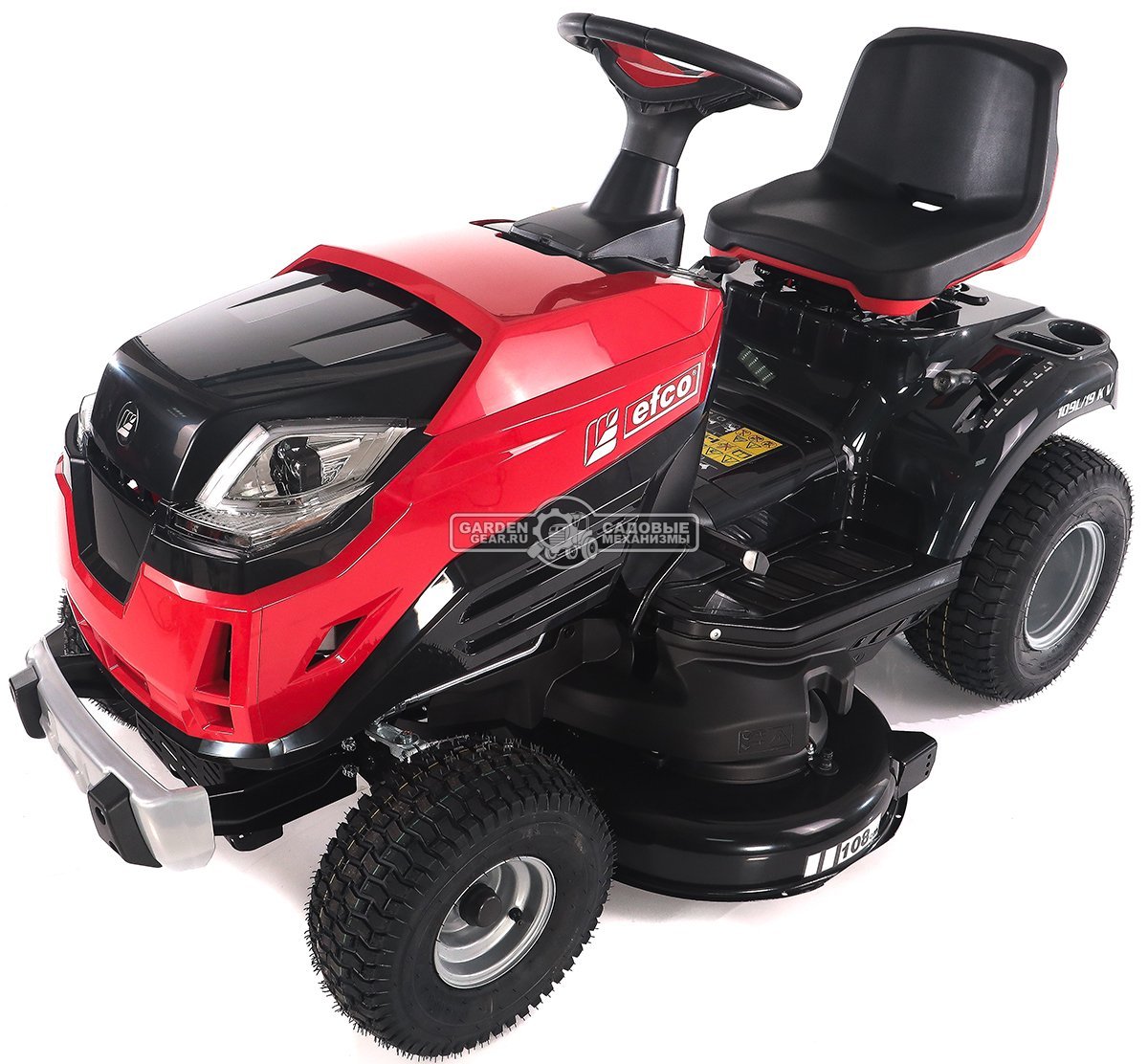 Садовый трактор Efco EF 109L/19 KV (PRC, Emak K 1900 V-Twin, 586 см3, 108 см, боковой выброс, гидростатика, 175 кг.)