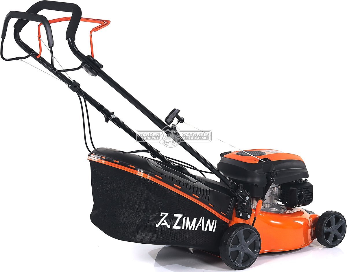 Газонокосилка бензиновая ZimAni LC142B (PRC, 42 см, 145 см3, Quattro Blade, 45 л, 23 кг)
