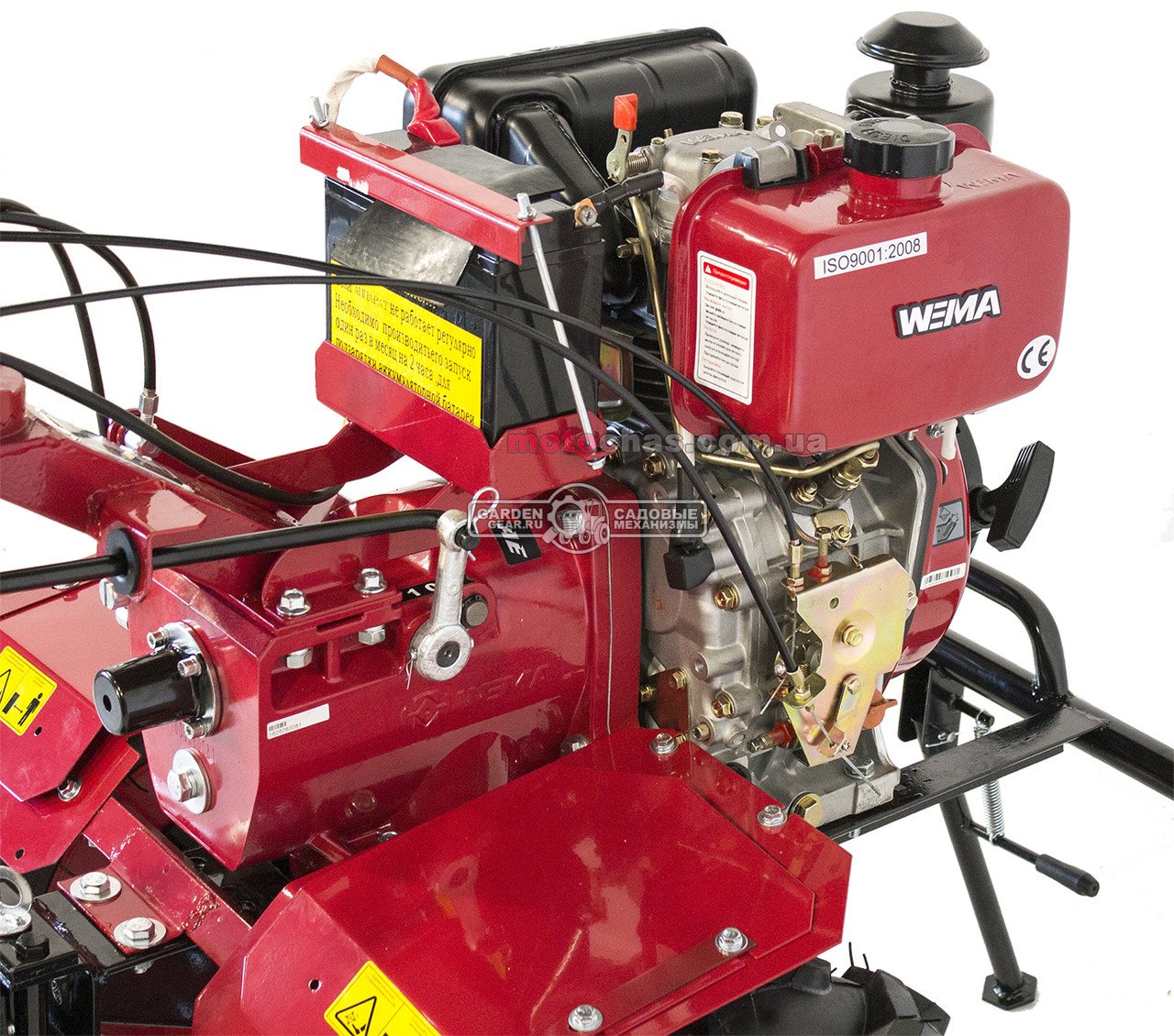 Мотоблок Weima WM 1100BE WM186FE с эл/стартером (PRC, колеса 5.00х12, 9.0 л.с., 110 см, 2 вперед/1 назад, ВОМ, 160 кг)