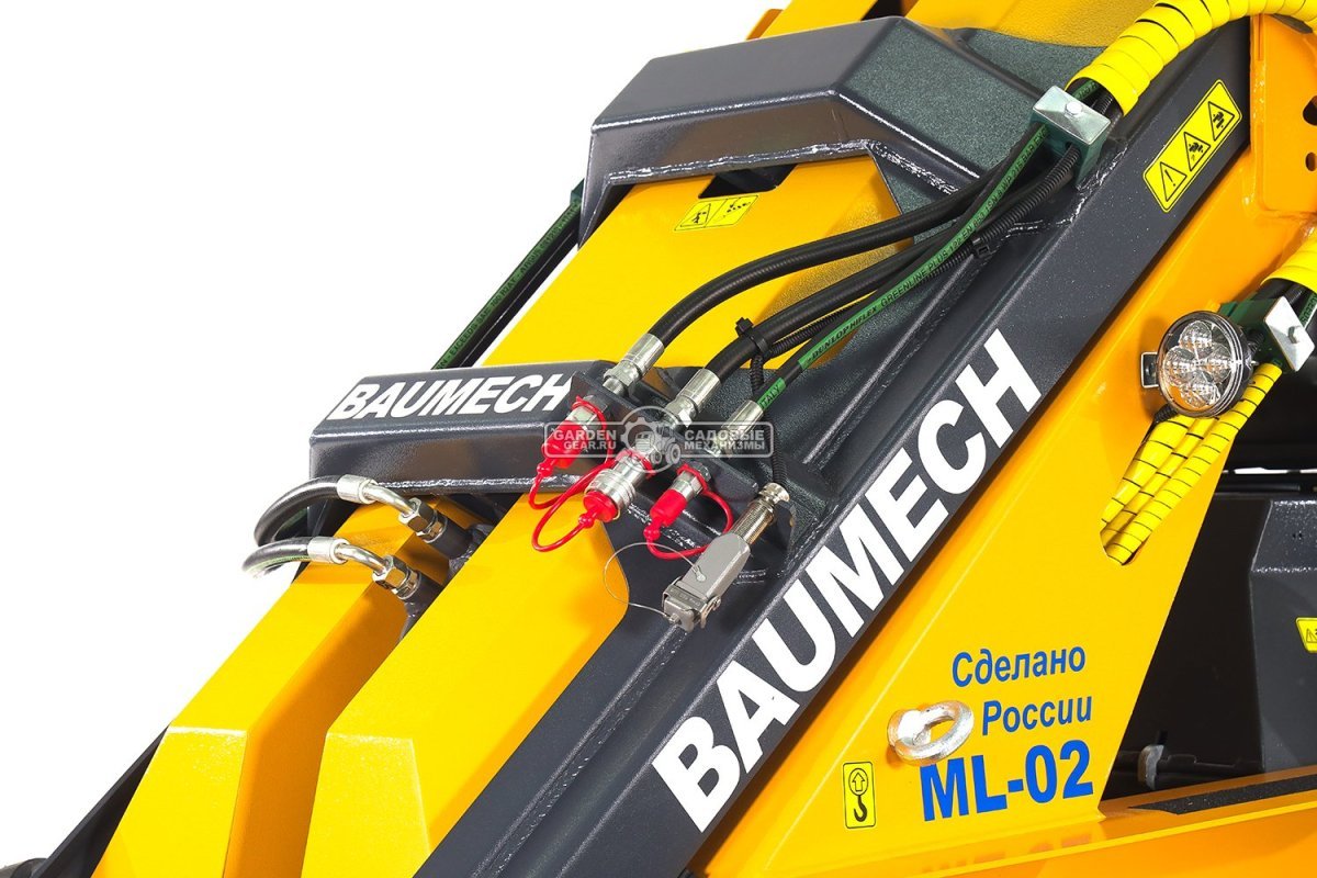 Универсальная машина мини-погрузчик Baumech ML-02 с двигателем Zongshen GB460E инжектор