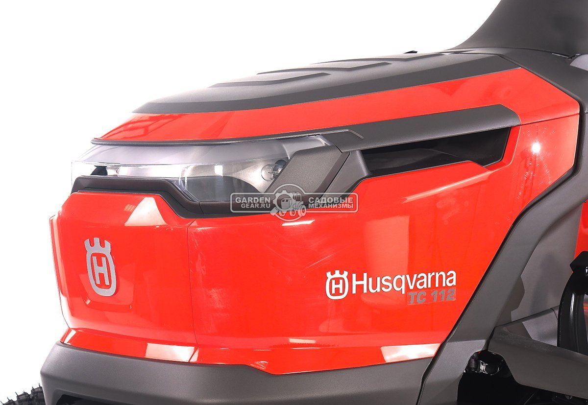 Садовый трактор Husqvarna TC 112 (PRC, Husqvarna 413AE, 413 куб.см., гидростатика, травосборник 220 л., ширина кошения 95 см, 198 кг.)
