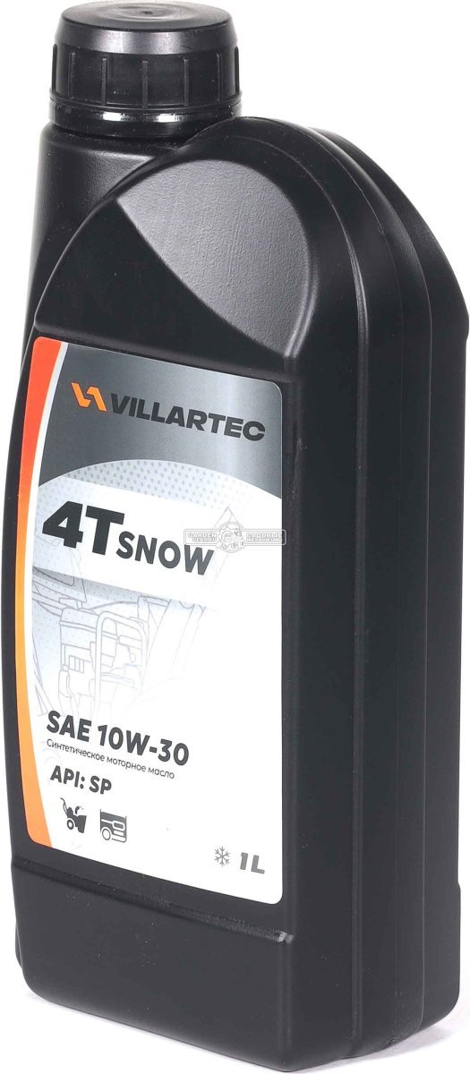Масло зимнее 4-тактное Villartec 4T Snow SAE 10W-30 синтетическое 1 л.