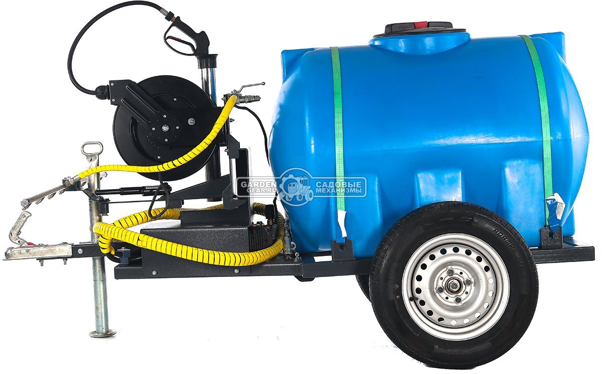 Мойка высокого давления Baumech 120 см., 7 форсунок, выносной пистолет 15 м., давление 200 бар, макс. поток 16 л., объём бака 500 л., 204 кг.