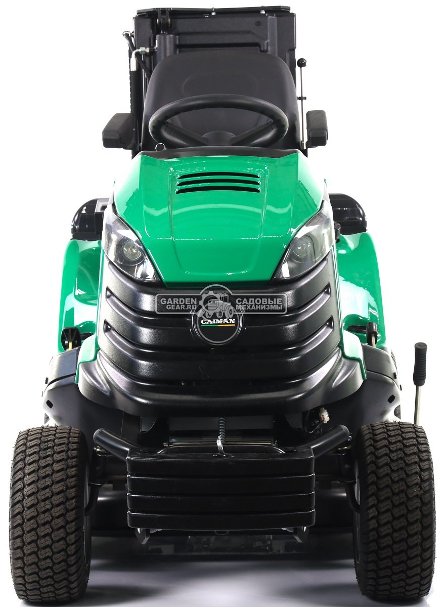 Садовый трактор Caiman Comodo 2WD HD (CZE, Kawasaki FS600V, 603 куб.см, гидростатика, дифференциал, травосборник 400 л. с гидролифтом, 102 см, 385 кг)