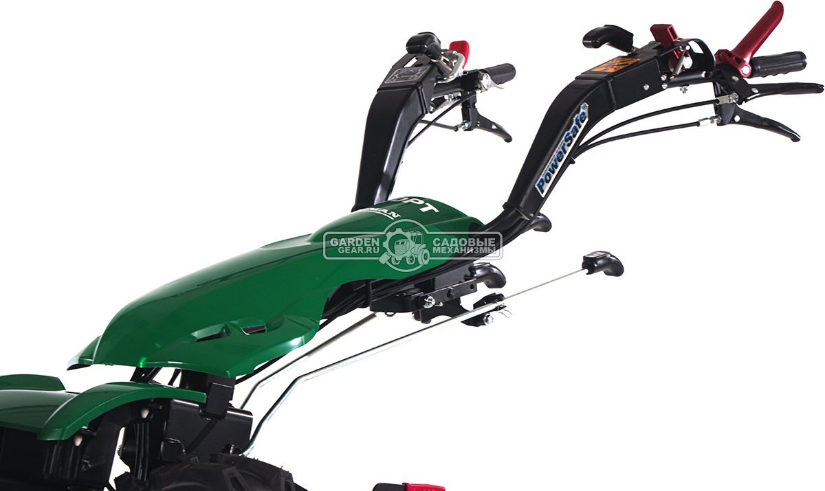 Мотоблок Caiman Atletico 340PT (ITA, Honda GX390, 389 куб.см., дифференциал, колеса 5.00х10, тормоза, 3 вперед + 3 назад, 116 кг.)