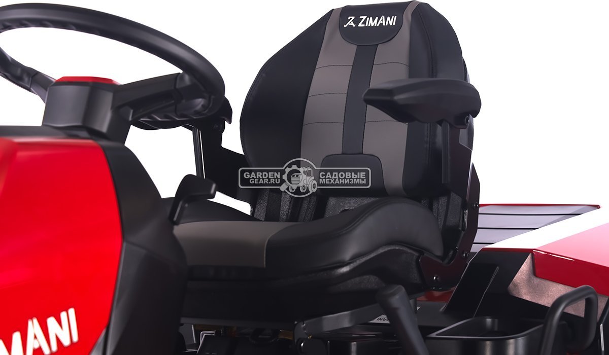 Садовый трактор ZimAni TC242HVD (PRC, Honda 688 куб.см., гидростатика, дифференциал, травосбор. 320 л, шир. кошения 107 см, LED панель, 195 кг)
